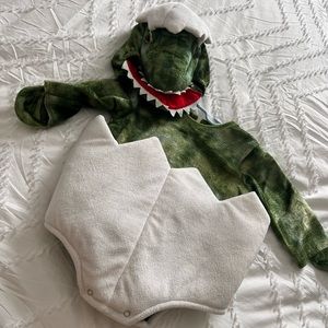Baby Pottery Barn kids dinosaur costume